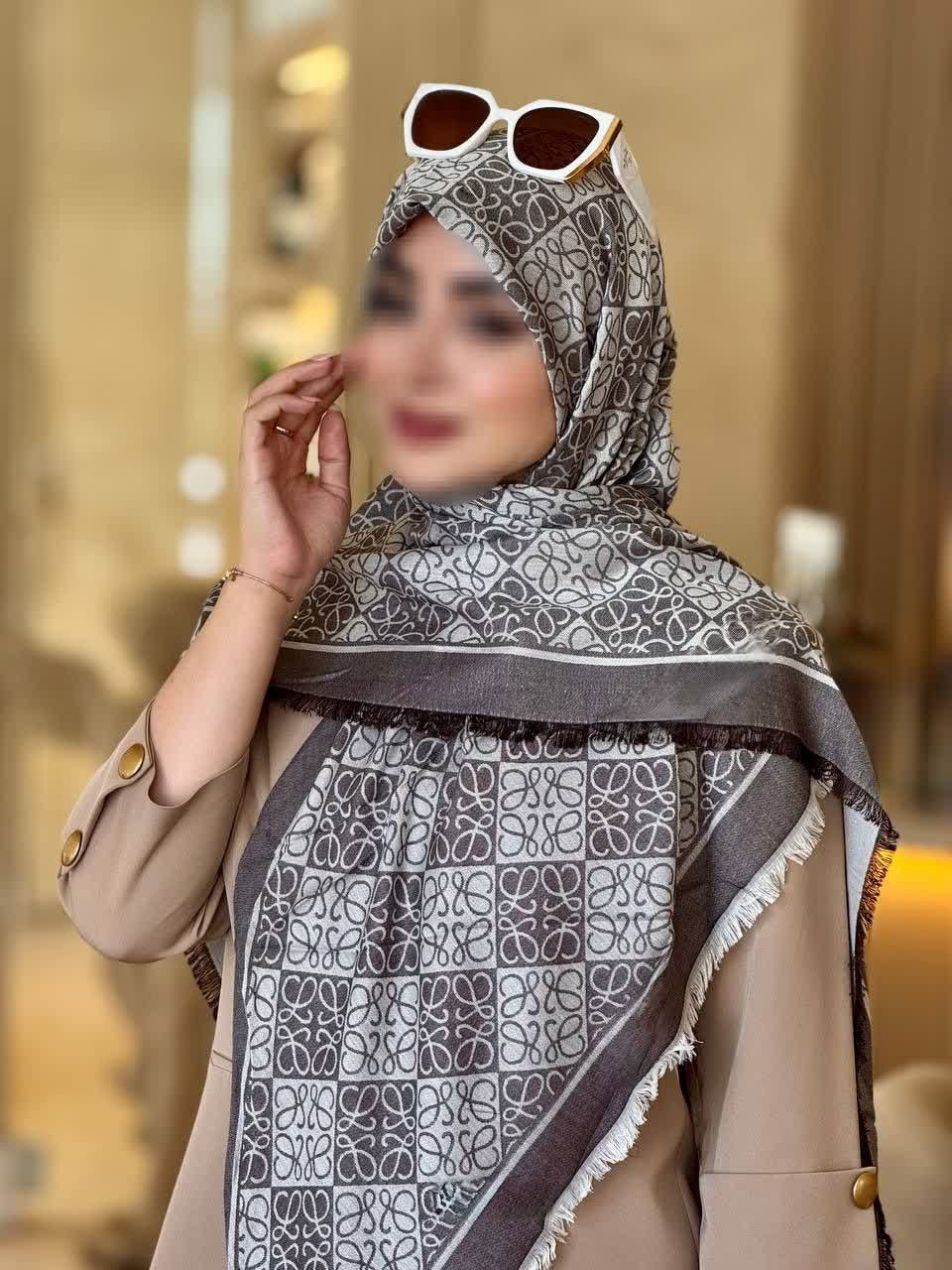 روسری کشمیر سه گوشه برند لوئوه