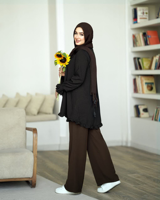 شومیز مانتویی عسل